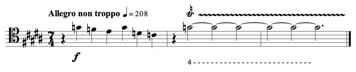 Example 14: Stravinsky Firebird Suite (1919)
