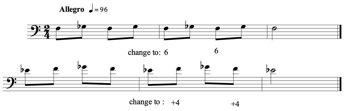 Example 5: Avoiding awkward slide movements